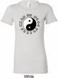 Yoga Ying Yang Trigrams Ladies Longer Length Shirt