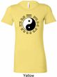 Yoga Ying Yang Trigrams Ladies Longer Length Shirt