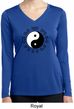 Yoga Ying Yang Trigrams Ladies Moisture Wicking Long Sleeve Shirt