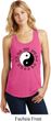 Yoga Ying Yang Trigrams Ladies Racerback Tank Top