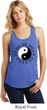 Yoga Ying Yang Trigrams Ladies Racerback Tank Top