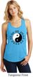 Yoga Ying Yang Trigrams Ladies Racerback Tank Top