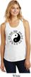 Yoga Ying Yang Trigrams Ladies Racerback Tank Top