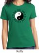 Yoga Ying Yang Trigrams Ladies Shirt
