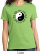 Yoga Ying Yang Trigrams Ladies Shirt