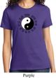 Yoga Ying Yang Trigrams Ladies Shirt