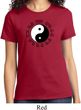 Yoga Ying Yang Trigrams Ladies Shirt