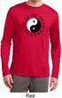 Yoga Ying Yang Trigrams Mens Moisture Wicking Long Sleeve Shirt