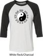 Yoga Ying Yang Trigrams Mens Raglan Shirt