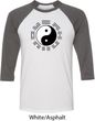 Yoga Ying Yang Trigrams Mens Raglan Shirt