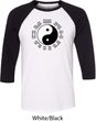 Yoga Ying Yang Trigrams Mens Raglan Shirt
