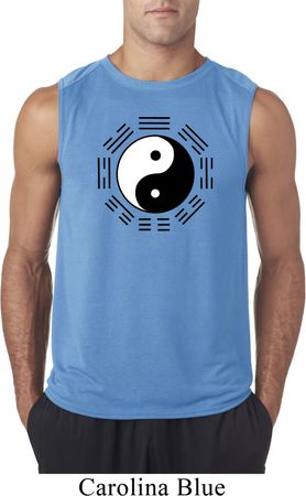 Yoga Ying Yang Trigrams Mens Sleeveless Shirt