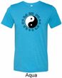 Yoga Ying Yang Trigrams Mens Tri Blend Crewneck Shirt
