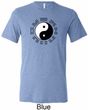 Yoga Ying Yang Trigrams Mens Tri Blend Crewneck Shirt
