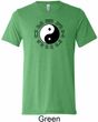 Yoga Ying Yang Trigrams Mens Tri Blend Crewneck Shirt