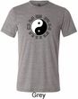 Yoga Ying Yang Trigrams Mens Tri Blend Crewneck Shirt