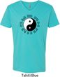 Yoga Ying Yang Trigrams Mens V-Neck Shirt