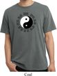 Yoga Ying Yang Trigrams Pigment Dyed Shirt
