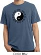 Yoga Ying Yang Trigrams Pigment Dyed Shirt