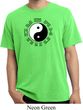Yoga Ying Yang Trigrams Pigment Dyed Shirt