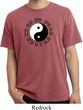 Yoga Ying Yang Trigrams Pigment Dyed Shirt