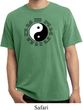 Yoga Ying Yang Trigrams Pigment Dyed Shirt