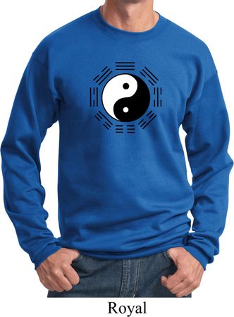 Yoga Ying Yang Trigrams Sweatshirt