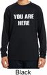 You Are Here Kids Dry Wicking Long Sleeve Shirt