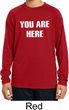 You Are Here Kids Dry Wicking Long Sleeve Shirt