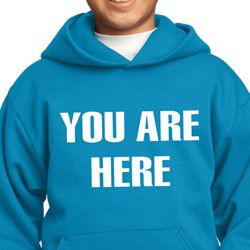 You Are Here Kids Hoodie