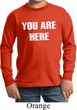 You Are Here Kids Long Sleeve Shirt