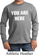 You Are Here Kids Long Sleeve Shirt