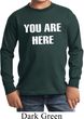 You Are Here Kids Long Sleeve Shirt