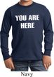 You Are Here Kids Long Sleeve Shirt