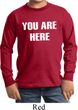 You Are Here Kids Long Sleeve Shirt