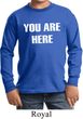 You Are Here Kids Long Sleeve Shirt