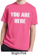 You Are Here Kids Moisture Wicking Shirt