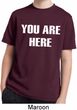 You Are Here Kids Moisture Wicking Shirt