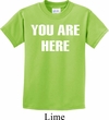 You Are Here Kids Shirt