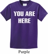 You Are Here Kids Shirt