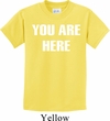 You Are Here Kids Shirt