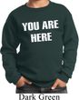 You Are Here Kids Sweatshirt