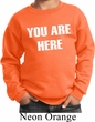 You Are Here Kids Sweatshirt