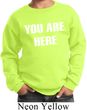You Are Here Kids Sweatshirt
