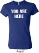 You Are Here Ladies Crewneck Shirt