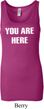 You Are Here Ladies Longer Length Tank Top