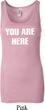 You Are Here Ladies Longer Length Tank Top