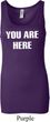 You Are Here Ladies Longer Length Tank Top