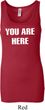 You Are Here Ladies Longer Length Tank Top