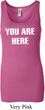 You Are Here Ladies Longer Length Tank Top